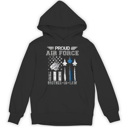 Proud Air Force Brother-In-Law US Air Force Graduation Unisex Hoodie - Best Gift Smart