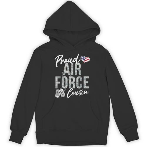 Proud Air Force Cousin US Air Force Graduation Cousin Tee Unisex Hoodie - Best Gift Smart