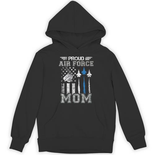 Proud Air Force Mom US Air Force Graduation Mom Unisex Hoodie - Best Gift Smart