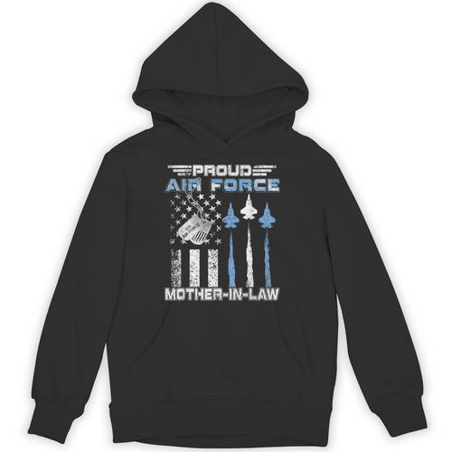 Proud Air Force Mother-In-Law US Air Force Graduation Unisex Hoodie - Best Gift Smart