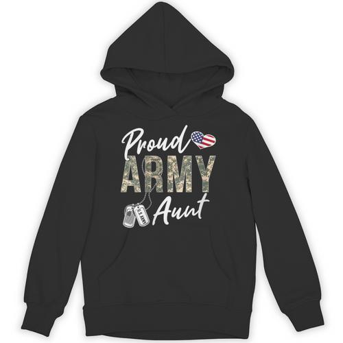 Proud Army Aunt Army Graduation Aunt US Army Aunt Unisex Hoodie - Best Gift Smart