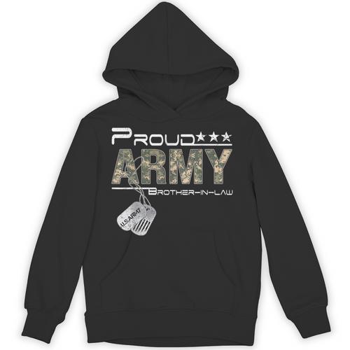 Proud Army Brother-In-Law US Army Graduation Brother-In-Law Unisex Hoodie - Best Gift Smart