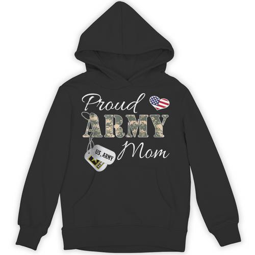 Proud Army Mom Army Graduation Military Mom T-Shirt Unisex Hoodie - Best Gift Smart