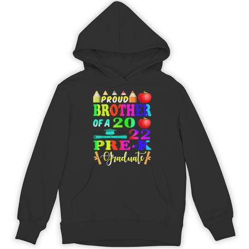 Proud Brother Of 2022 Pre K Graduate Graduation Unisex Hoodie - Best Gift Smart