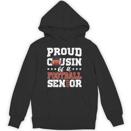 Proud Cousin Of a Football Senior 2026 Graduation Gifts Unisex Hoodie - Best Gift Smart