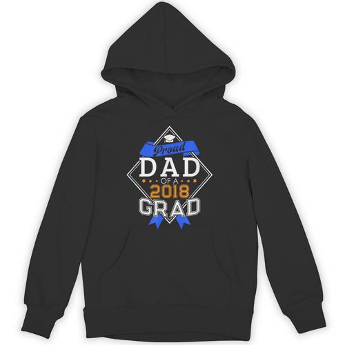 Proud Dad Of A 2018 Graduate Graduation Grad Unisex Hoodie - Best Gift Smart