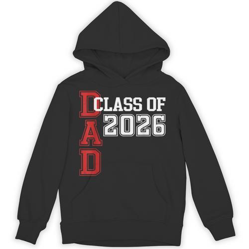 Proud Dad Of A 2026 Graduate Grad Senior Father Graduation Unisex Hoodie - Best Gift Smart