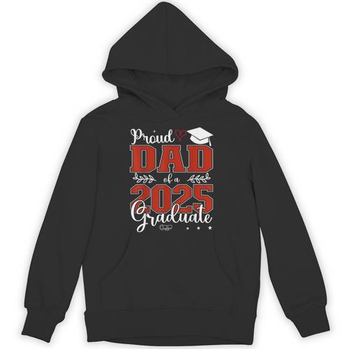 Proud Dad Of a Class Of 2025 Graduate For Graduation Unisex Hoodie - Best Gift Smart
