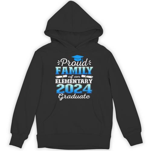 Proud Family Of 5th Grade Graduate 2024 Family Graduation Unisex Hoodie - Best Gift Smart