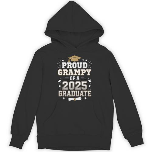 Proud Grampy Of A Class Of 2025 Graduate Senior Graduation Unisex Hoodie - Best Gift Smart
