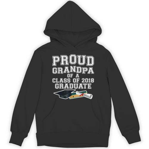 Proud Grandfather Graduation Grandpa Of Grad 2018 Shirt Unisex Hoodie - Best Gift Smart