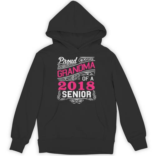 Proud Grandma Of a 2018 Senior Tshirt Graduation Unisex Hoodie - Best Gift Smart