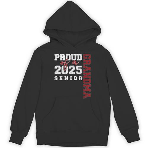 Proud Grandma Of A Class Of 2025 Senior Graduation 25 Unisex Hoodie - Best Gift Smart