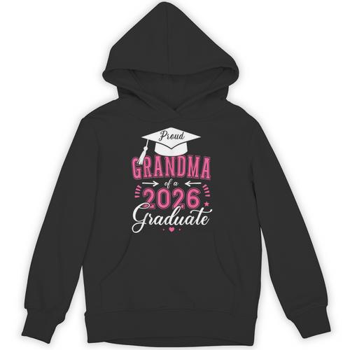 Proud Grandma Of a Class Of 2026 Graduate For Graduation Unisex Hoodie - Best Gift Smart