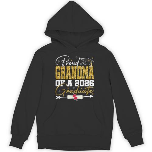 Proud Grandma Of Senior 2026 Graduate Family Graduation 2026 Unisex Hoodie - Best Gift Smart
