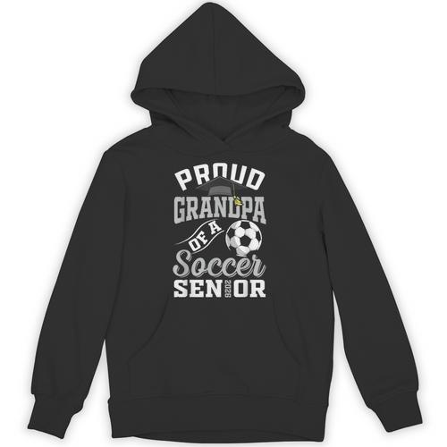 Proud Grandpa Of a Soccer Senior Class Of 2026 Graduation Unisex Hoodie - Best Gift Smart