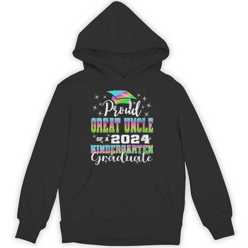 Proud Great Uncle Of Kindergarten Graduate 2024 Graduation Unisex Hoodie - Best Gift Smart