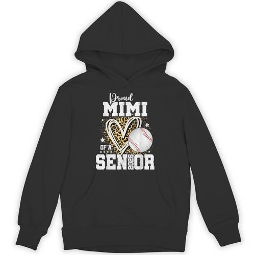 Proud Mimi Of A 2026 Senior Baseball Graduation Leopard Unisex Hoodie - Best Gift Smart