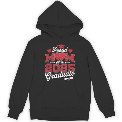 Proud Mom Of a Class Of 2025 Graduate Senior Graduation Unisex Hoodie - Best Gift Smart