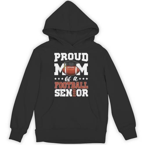 Proud Mom Of a Football Senior 2026 Graduation Gifts Unisex Hoodie - Best Gift Smart