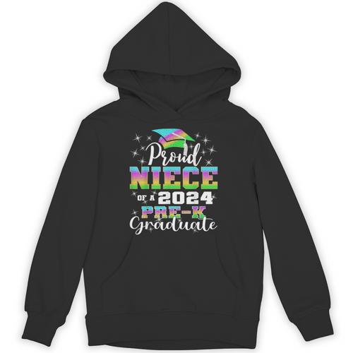 Proud Niece Of PreK School Graduate 2024 Graduation Niece Unisex Hoodie - Best Gift Smart