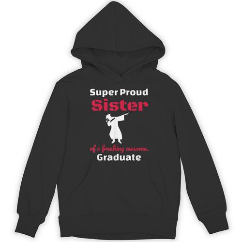 Proud Sister Of 2018 Graduate Dabbing Graduation Unisex Hoodie - Best Gift Smart