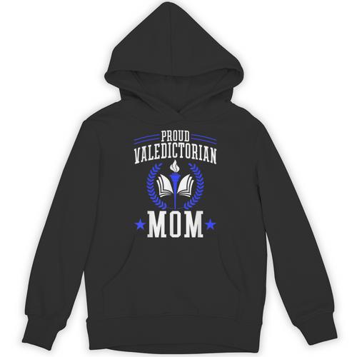 Proud Valedictorian Mom Graduation Grad Mom Class Of 2025 Unisex Hoodie - Best Gift Smart