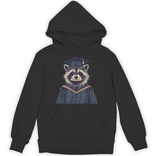 Raccoon Graduation Unisex Hoodie - Best Gift Smart