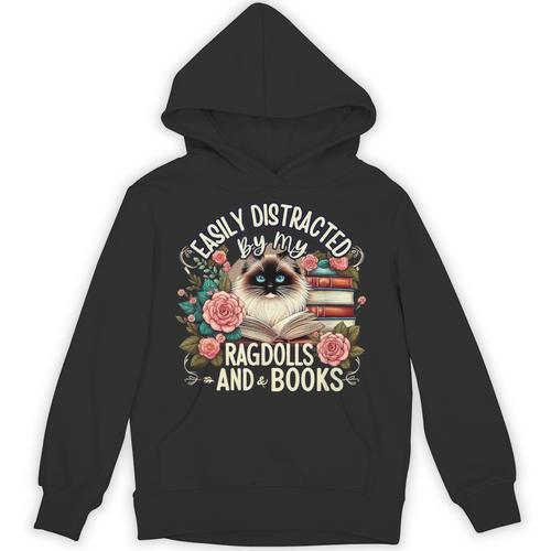 Ragdoll Lover Ragdoll Cat Ragdolls And Books Unisex Hoodie - Bookorys AU