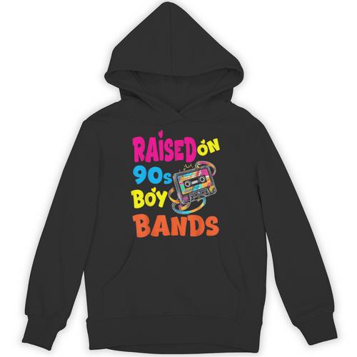 Raised On 90s Boy Bands Nostalgia Love Women Men Unisex Hoodie - Figerry