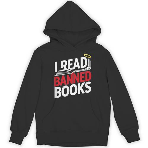 I Read Banned Books Defiant And Bold Unisex Hoodie - Bookorys UK