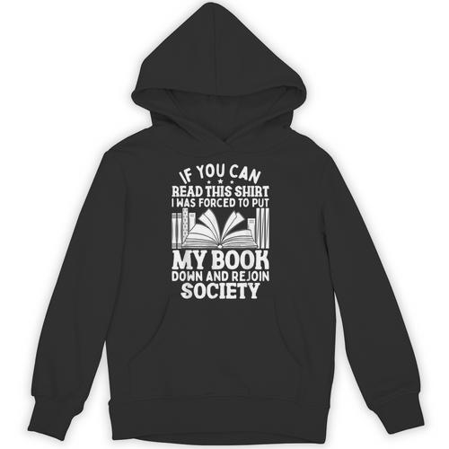 If You Can Read This For Book Lovers Reading Unisex Hoodie - Bookorys