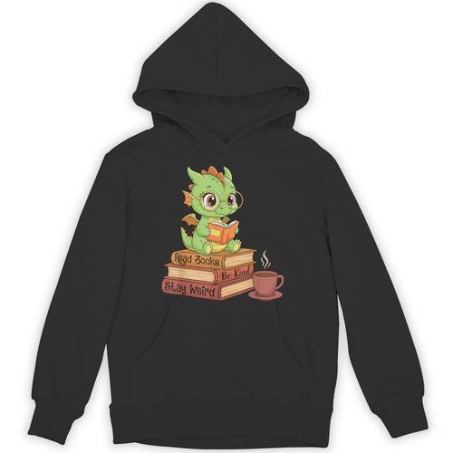 Read Books Be Kind Stay Weird Reading Bookworm Reader Unisex Hoodie - Bookorys DE