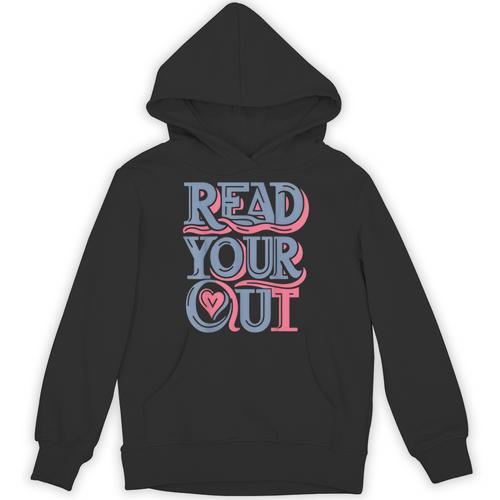 Read Your Heart Out Cute Teacher Reading Book Love Bookworm Unisex Hoodie - Bookorys