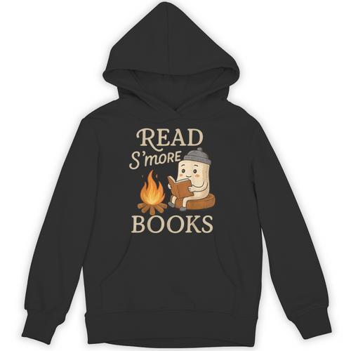 Read S'More Books Campfire Reading Book Lovers Camper Unisex Hoodie - Bookorys