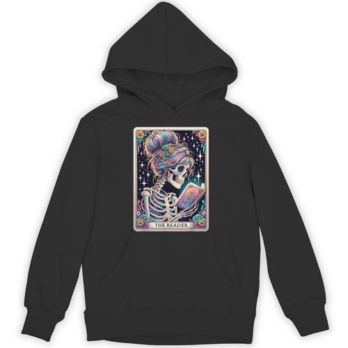 The Reader Tarot Card Women Book Lover Librarian Read Unisex Hoodie - Bookorys