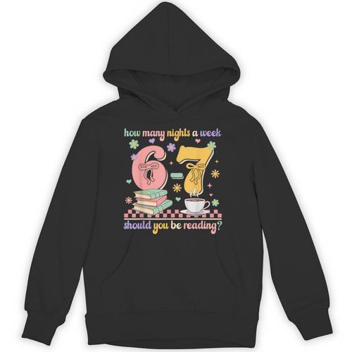 Reading 67 Teacher Six Seven Reading 6 7 Book Lover Unisex Hoodie - Bookorys