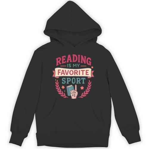 Reading Is My Favorite Sport Book Lover Keepsake For Women Unisex Hoodie - Bookorys