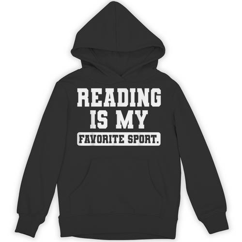 Reading Is My Favorite Sport Book Lover Reader Unisex Hoodie - Bookorys