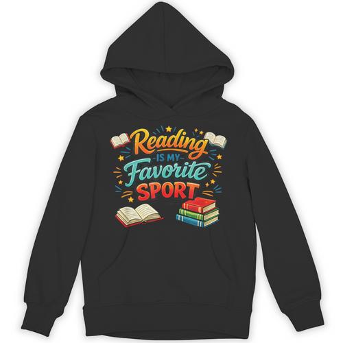 Reading Is My Favorite Sport Book Lover Unisex Hoodie - Bookorys