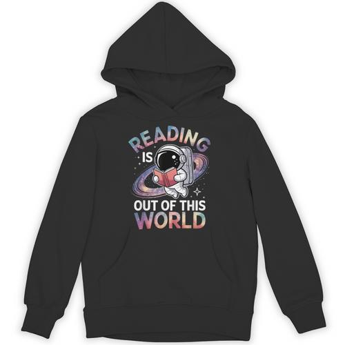 Reading Is Out Of This World Space Book Lover Unisex Hoodie - Bookorys AU