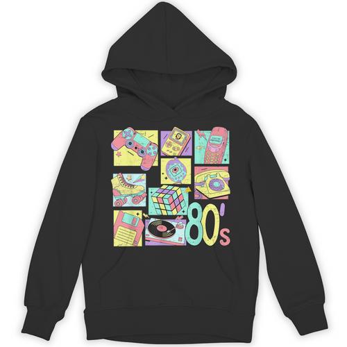 Retro 80s Nostalgia 1980s Throwback Party Costume Unisex Hoodie - Figerry