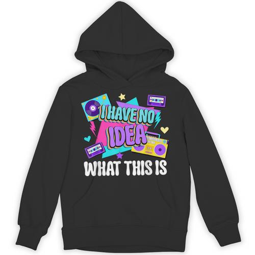 Retro 80s Style 90s Pop Fashion Nostalgia Eighties Music Unisex Hoodie - Figerry