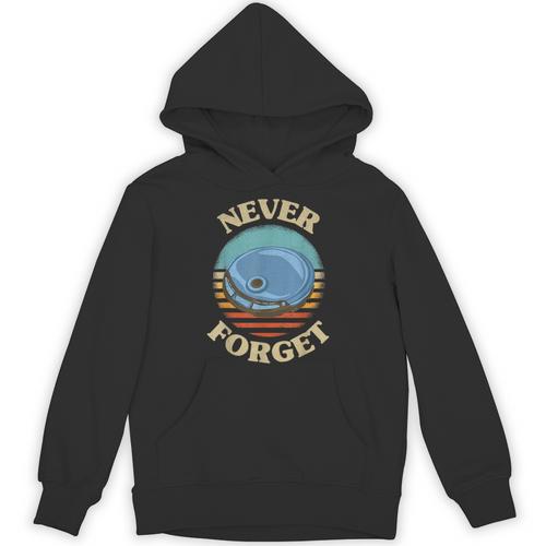 Retro CD Player Never Forget Nostalgia Vintage Unisex Hoodie - Figerry