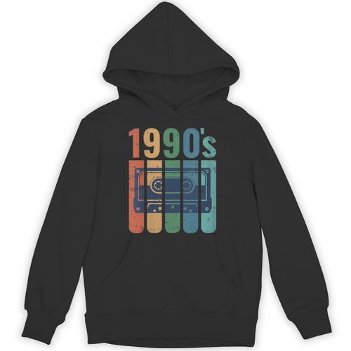 Retro Nineties Style Audio Tape Nostalgia Year 1990 Unisex Hoodie - Figerry