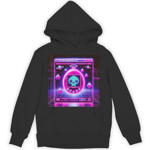 Retro Nostalgia Vaporwave- Error 404 Unisex Hoodie - Figerry
