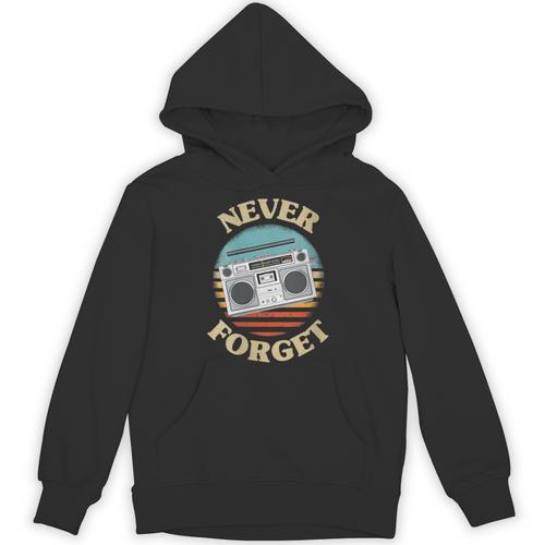 Retro Radio Never Forget Nostalgia Vintage Unisex Hoodie - Figerry