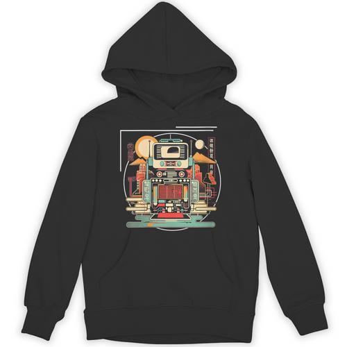 Retro Tech Stack 80s 90s Nostalgia Analog Devices Unisex Hoodie - Figerry