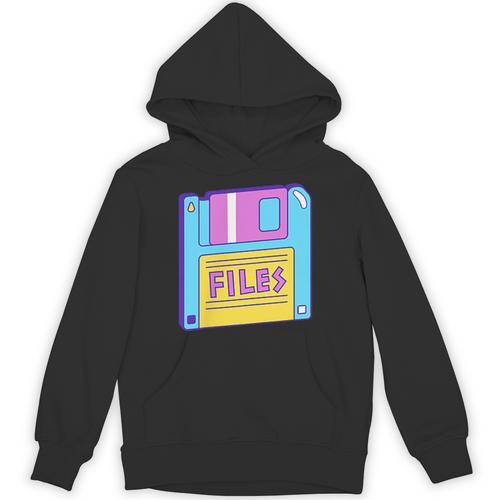 Retro TechnologyOld School Floppy Nostalgia 90s Generation Unisex Hoodie - Figerry