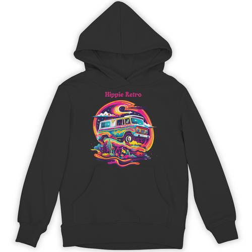 Retro Graphic Print With a Touch Of Nostalgia Unisex Hoodie - Figerry